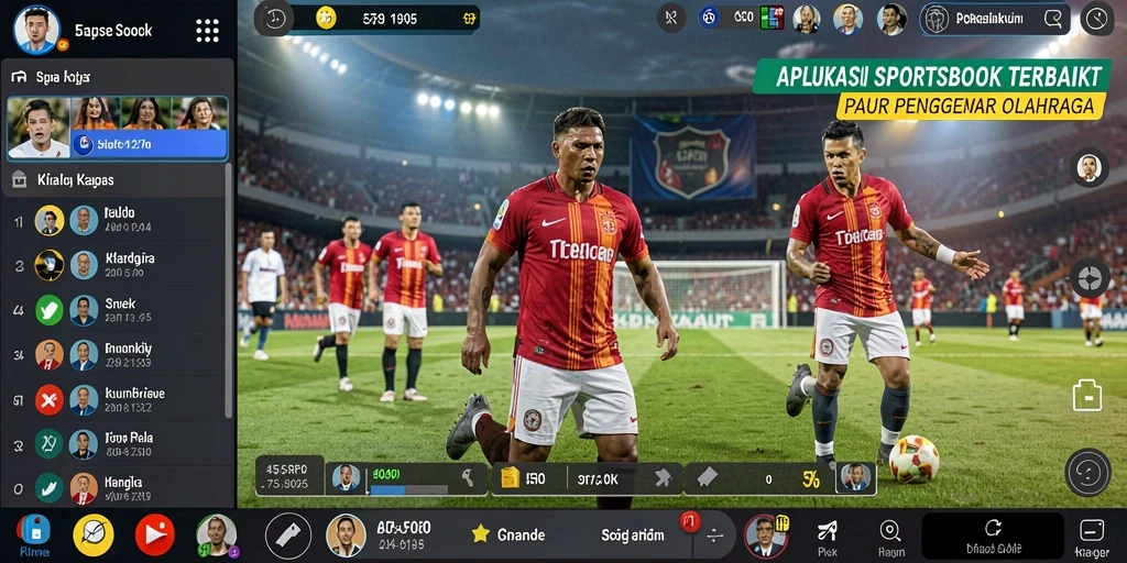 Tampilan antarmuka yang menarik dari game Sportsbook 55RP.