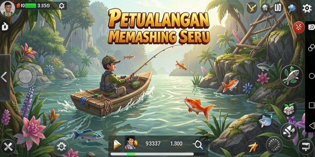 Tangkapan ikan yang megah dalam gameplay 93337.