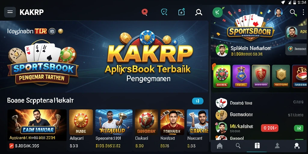 Tampilan antarmuka KAKRP yang menarik untuk pengalaman taruhan.