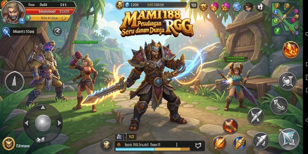 Tampilan gameplay menarik dari MAMI188 yang penuh aksi RPG.