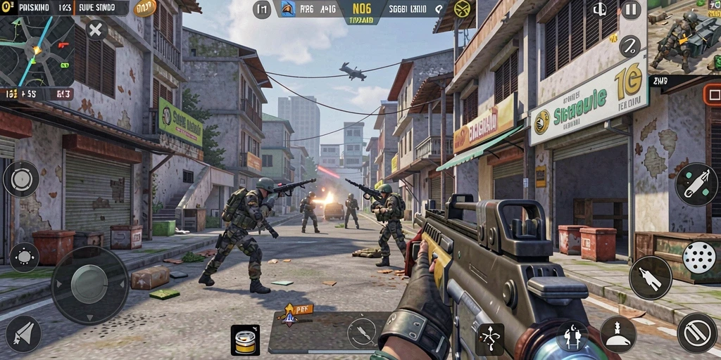 Gameplay N06 yang mendebarkan dan penuh aksi