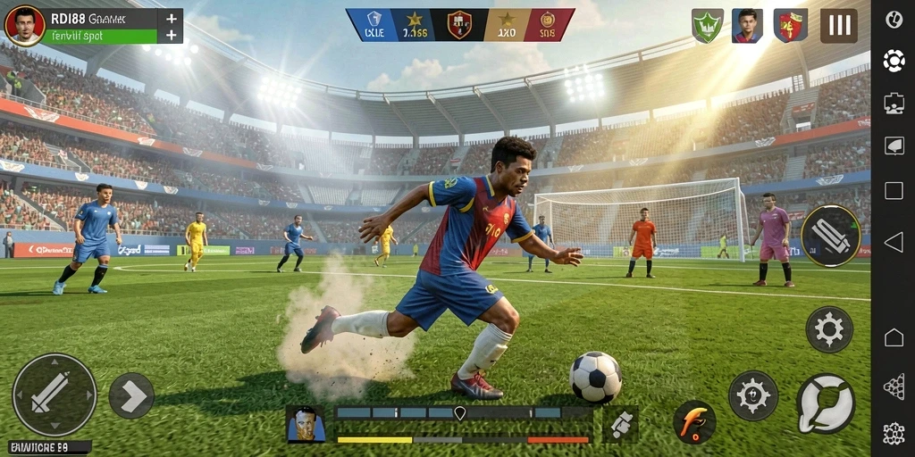 Tampilan gameplay menegangkan di RDI88 dengan berbagai cabang olahraga.