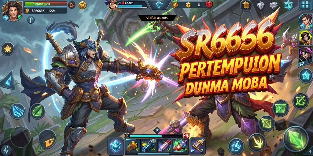 Tampilan gameplay intens dalam SR6666 dengan aksi seru.